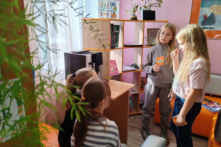 Не только читаем: в линевской детской библиотеке появился уютный коворкинг