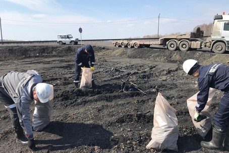 Работники «Разреза Кийзасского» присоединились к экологической акции «Кузбасс в порядке»